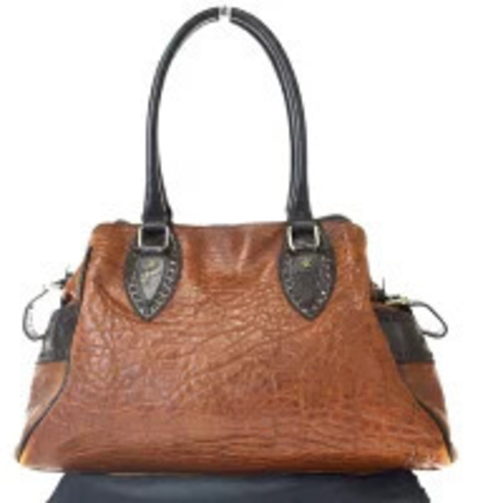 Fendi Etnico shoulder bag brown leather